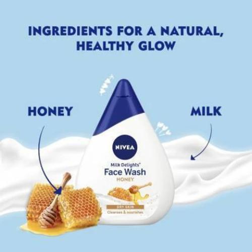 NIVEA Milk Delights Honey Face Wash